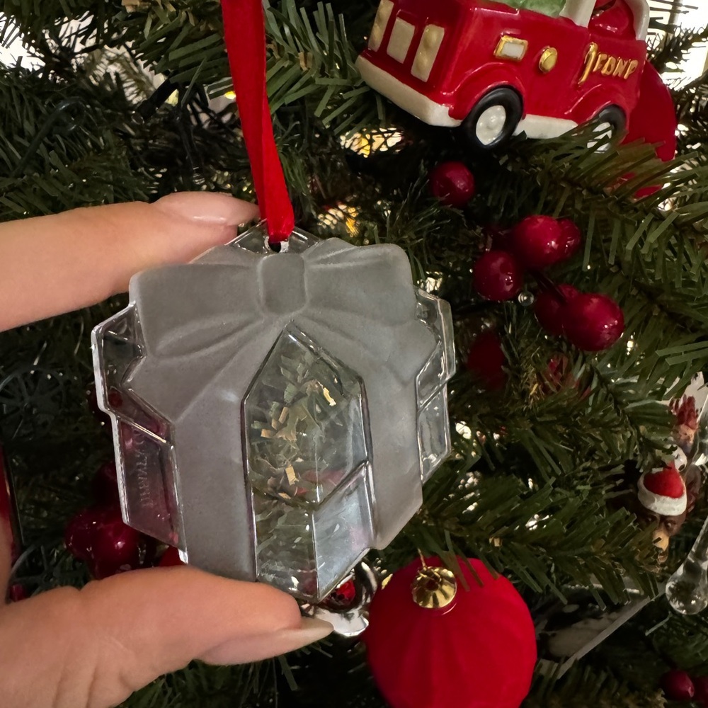 Tiffany & Co. Crystal Gift Box Ornament